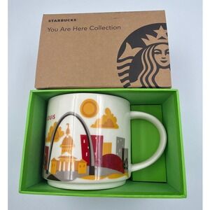 Starbucks St. Louis You Are Here Collection Coffee Mug Cup 14 oz with Box NEW